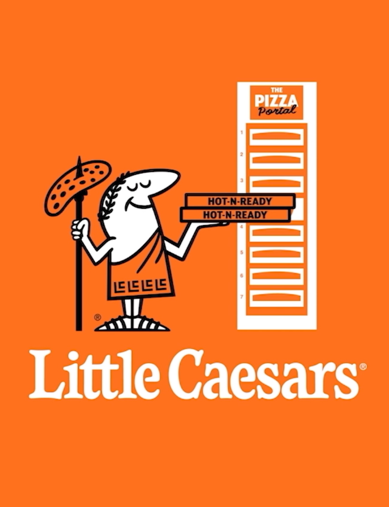 Open the pizza portal page.