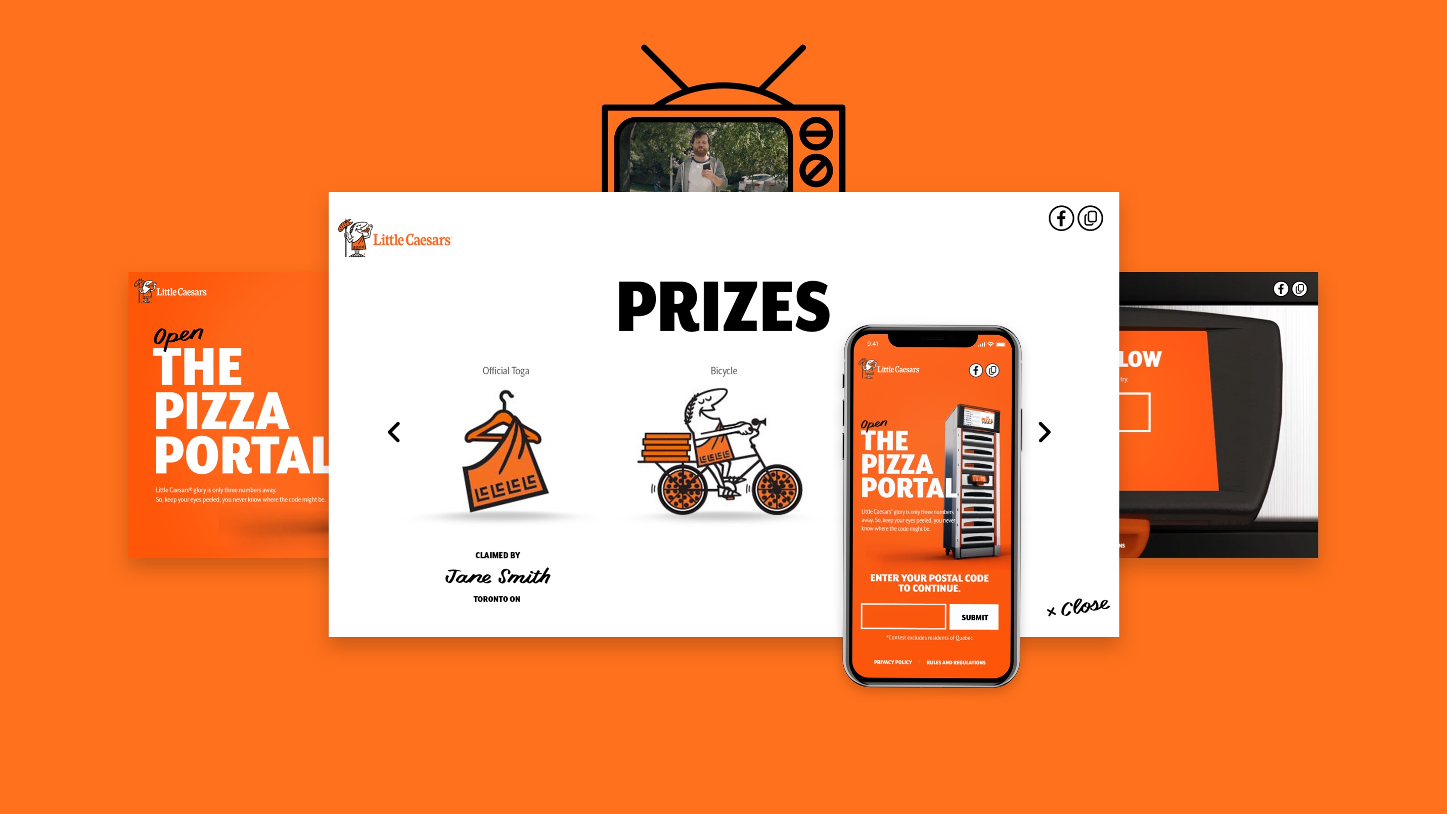 All the Little Caesars creative.